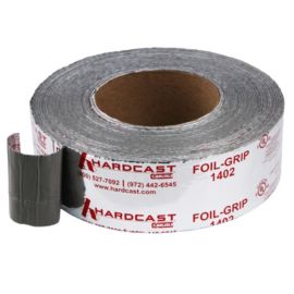 hardcast carlisle foil rolled sealant duct 1402 grip printed indoor silver outdoor