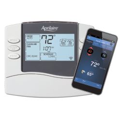 Aprilaire® - 8448 Digital Non-Programmable Thermostat, Dual Power 2
