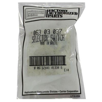 Carrier Factory Authorized Parts™ - 06303037 Selector Switch product image