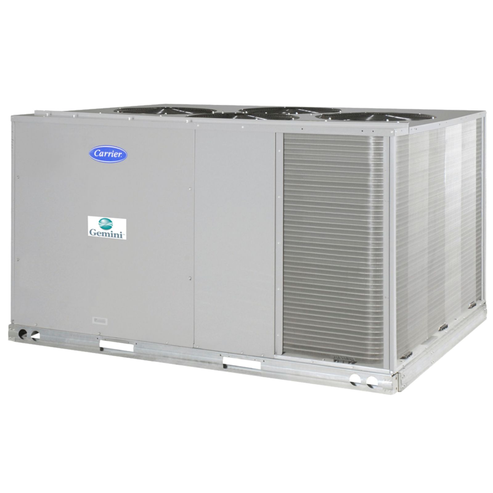 Carrier Gemini 15 Ton Commercial Air Cooled Condensing Unit Pre Coated Coil 208 230 3 60 Carrier Hvac