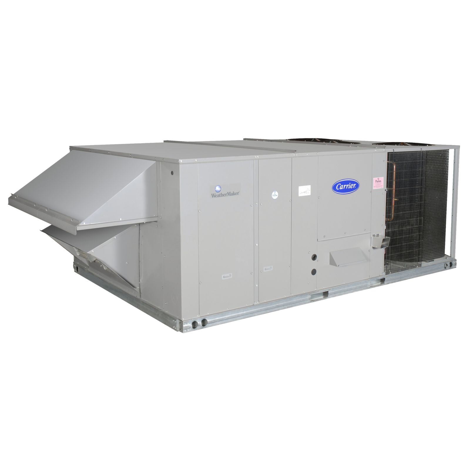 Carrier Weathermaker 17 5 Ton Packaged Rooftop Gas Heat Electric Cool Unit Vert Air Flowmed Heat2 Stg 208 230 3 60 Carrier Hvac