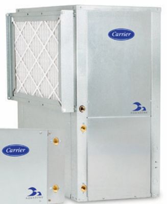 Carrier® Aquazone™ - 1.5 Ton Compact Water Source Heat Pumps Vertical Upflow Right Return R-454B (208/230-1-60) product image