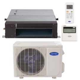 Carrier Performance Ductless 48 000 Btu Heat Pump 16 5 Seer Ducted 208 230 1 Carrier Hvac