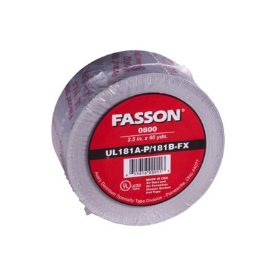 FASSON ALUMINUM TAPE  2.5" X 60 YDS PACK OF 4 