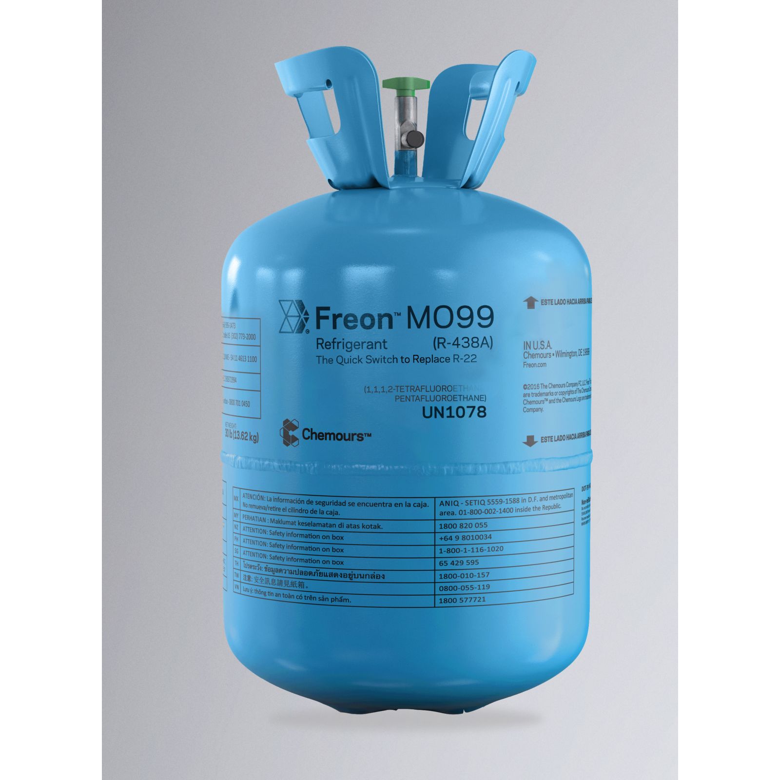 Dupont Isceon D12860273 Refrigerant Carrier Hvac