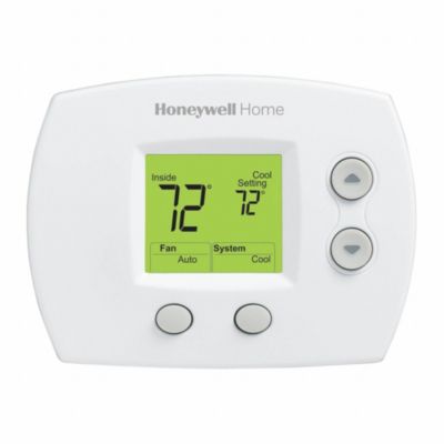 Honeywell - TH5110D1006 Thermostat for 1H/1C AC or Heat Pump without Auxiliary  Heat TH5110D1006 | CE