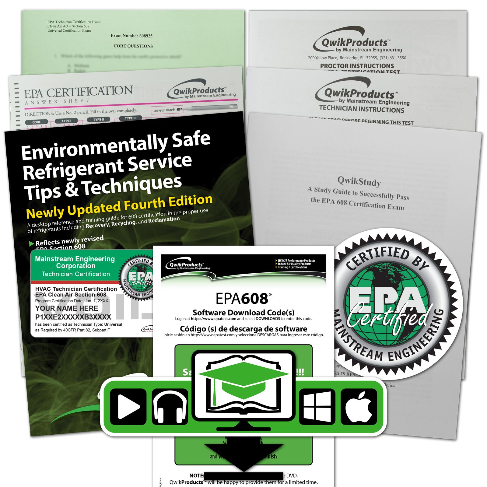 Mainstream Engineering Qt3000 Study Guide Carrier Hvac