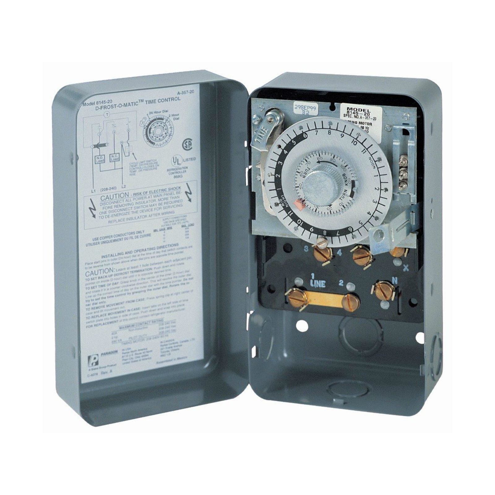 Paragon 8145 00 Defrost Timers Carrier Hvac