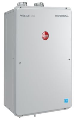 Rheem Prestige® RTGH High-Efficiency Condensing Tankless Gas Water Heater  8.4 GPM Natural Gas Indoor Direct Vent CRTGH-84DVLN-2 | CE