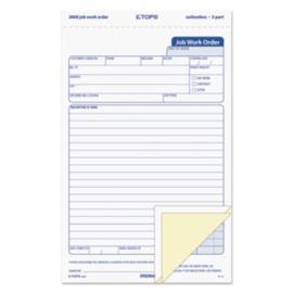 Snap Off Job Work Order Form 5 2 3 X 8 5 8 Three Part
