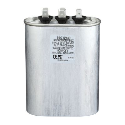 その他 RT-107460 Titan TRCFD6010 Dual Rated Motor Run Capacitor Round MFD 60