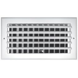 Truaire A300 Series 12 X 12 1 Way White Aluminum Adjustable Curved Blade Wall Ceiling Register Carrier Hvac